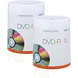 Memorex DVD-R 4.7GB Multipack 2 - 100 Pack Spindles, 200 discs total