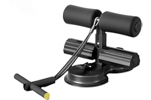 Ab Training Auxiliary Device, Update Double Suction Cups Trainer Equipment, Three Levels of Height Adjustment, Multi-Function