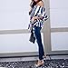 Gillberry Gillberry Womens Cotton  Long Sleeve Round Neck Splice Shirt Blouse Tops T Shirt (S, Darkblue)