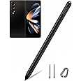 Galaxy Z Fold 4 Stylus Pen Compatible with Galaxy Z Fold 4, S Pen Fold Edition Replacement for Samsung Galaxy Z Fold 4 5G Touch Stylus S Pen + Tips/Nibs (Black)