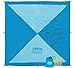 Kahuna 'Next Gen' Parachute Beach Blanket - Oversized XL Extra Large 8x8 Feet - The Biggest Sand Proof Beach Sheet Picnic Blanket Available - Portable, Lightweight, Quick-drying, With 12 Sand Pockets