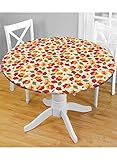 Carol Wright Gifts Holiday Fitted Tablecloths, Autumn Leaves