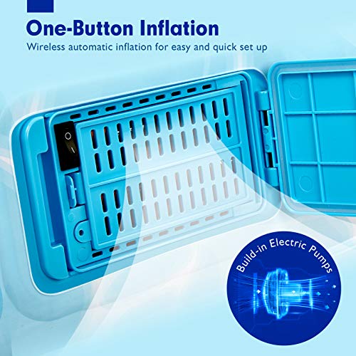 hahaland Self Inflatable Pool for Adults Kids Kiddie Pool, 120" x 72" x 22" Inflatable Swimming Pool Above Ground Pool Thickened Family Lounge Pool Above Ground Swimming Pool Blow Up Pool for Ages 3+ - Image 3