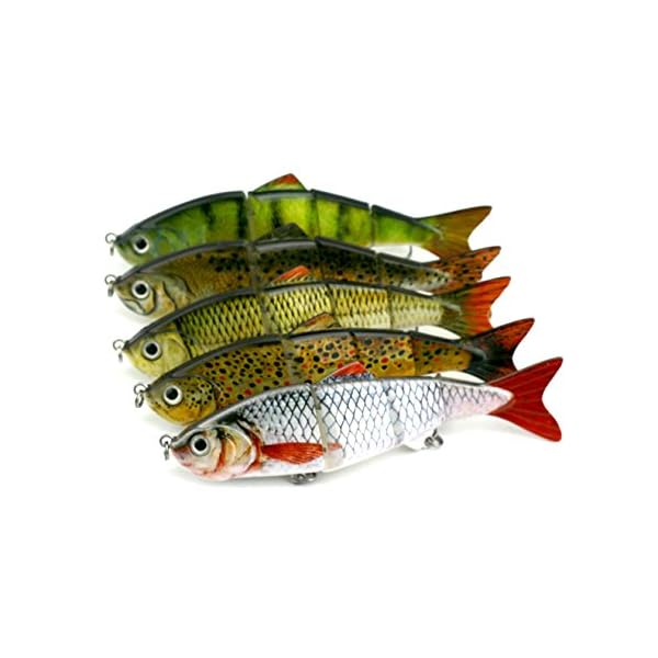 Isafish-Swimbaits-for-Bass-Crankbait-Bionic-Multi-Jointed-4-Segment-Pike-Fishing-Lures-Minnow-Hard-Bait-472-Inch-06-Ounce