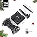 Mpow Solar, 72ft 200LED Christmas Fairy String Lights, Cool White
