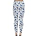 CowCow Womens Watercolor Dolphins Pattern Leggings
