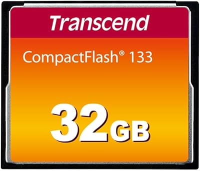 Transcend 32GB CompactFlash 133 Memory Card CF Ultra DMA 4 MLC NAND DSLR