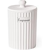 Viyffo Small 6.35oz Elegant Scented Candle with Premium Gift Box for Women – Black Cedar & Juniper, Non Toxic Soy Candle in Matte White Ceramic Jar, Luxury Home Fragrance, Premium Valentines Day Gift