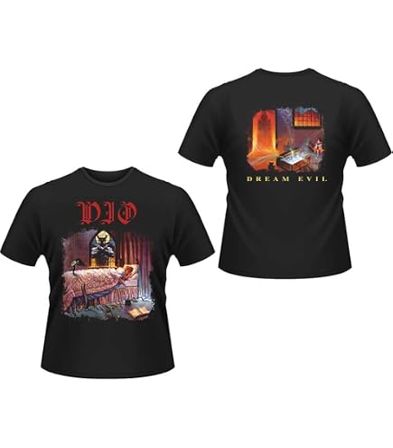 Dio Men's Holy Diver T-Shirt Black Small | Officially Licensed