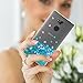 Sony Xperia XA2 Ultra Case with HD Screen Protector for Girl Woman, Atump Cute Glitter Quicksand Liquid Sparkle Bling Clear Soft Case for Sony Xperia XA2 Ultra Blue
