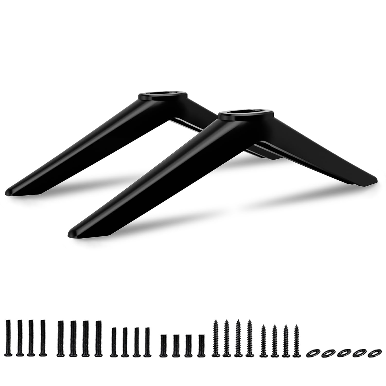 Photo 1 of (Upgraded Version) Base Stand for TCL 32" 40" 43" 49" 50" 55" 65" Roku TV Legs, for 32S356 40FD2700 43S425 49S305 50S423 50S446 55S434 65S450R 65S425, TV Legs for TCL Roku TV Stand Legs wr Screws