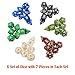 Outee 6 x 7 (42 Pieces) Polyhedral Dice Xmas Gift for Dungeons and Dragons DND RPG MTG D20 D12 D10(00-90 and 0-9) D8 D4 Table Games