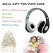 Mokata Headphones Kids Bluetooth 5.4 Wireless Play Time 68H Safe Volume Limit 85/94dB Over-Ear Foldable Headset,Fast Charging,with Aux Cord Built-in Mic for Toddler Child Pad Study Tablet Black