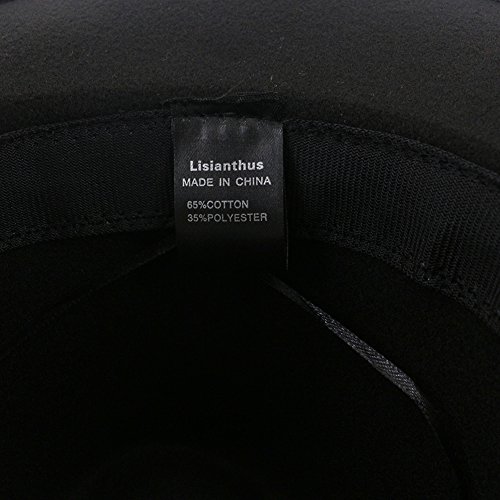 2 Lisianthus+Women+Buckle+Fedora+Black