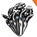 Professional Electric Razor Rotary Shaver For Men, Best Facial Personal 4 In 1 Cordless Waterproof Nose Hair Face Beard Trimmer Set, Wet Dry Mens Shavers Portable Travel Rechargeable USB Series Kit
