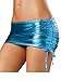 Holly Gibbons Women's Shiny Stretchy Metallic Liquid Wet Look Bodycon Skirt