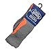 Athletic Half Cushioned Crew Socks | Basketball Player Design | Gray/Orange