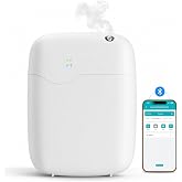 Waterless Essential Oil Diffuser with Bluetooth App Control | Smart Scent Air Machine Covers Up to 3000 Sq Ft for Home, Hotel &amp; Spa, Quiet Aromatherapy Diffuser with Timer &amp; Mode (White)