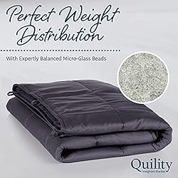 Quility Weighted Blanket for Adults - 15 LB Twin