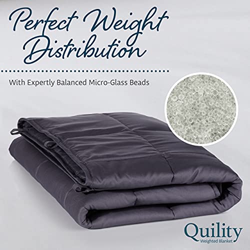 Quility Weighted Blanket for Kids & Toddlers 10 LB Kids Weighted
