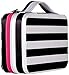 Caboodles Obsession Cosmetic Valet, Black/White Stripe, 0.61 Pound