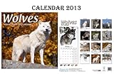 Office Product WOLVES CALENDAR 2013 + FREE WOLVES FRIDGE MAGNET Book