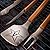 NCAA Alabama Crimson Tide 3PC BBQ Set, Heavy Duty Stainless Steel Grilling Tools