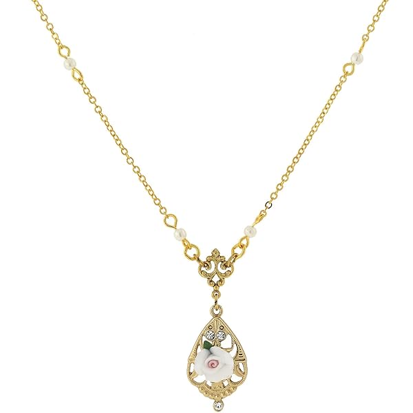 Amazon.com: 1928 Jewelry Women's Gold Tone Lilac Blue