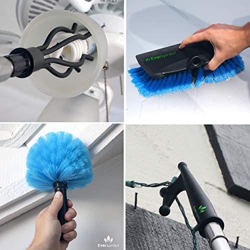 EVERSPROUT Total Kit Scrub Brush, Light Bulb Changer, Utility Hook