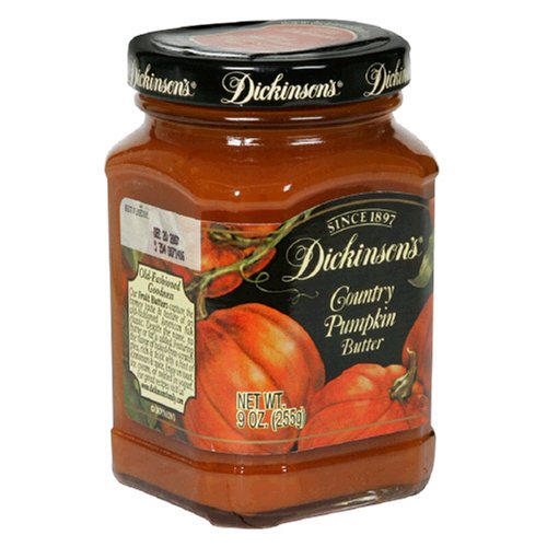 Dickinson's Fruit Butters, Country Pumpkin, 9-Ounce Jars (Pack of 6)