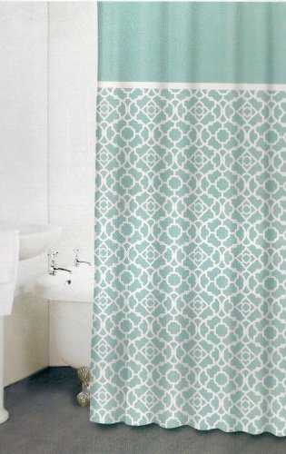 Waverly Lovely Lattice Shower Curtain Amazon In Home Kitchen