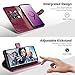 OCASE Samsung Galaxy S9 Plus Case, S9 Plus Wallet Case [TPU Shockproof Interior Protective Case] [Card Slot] [Kickstand] [Magnetic Closure] Leather Flip Case for Samsung Galaxy S9 Plus (Burgundy)