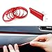 USB EL Wire, 9ft EL Neon Wire Red DC 5V Neon Lights Sewable Electroluminescent Wire/El Wire for Car Interior Automotive Décor with 6mm Sewing Edge