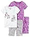 Carter's Baby Girls' 4 Pc Cotton 331g236, Print, 18M