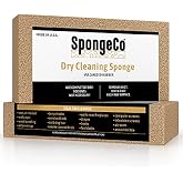 SpongeCo - Dry Cleaning Soot Eraser Sponge - Pet Hair, Smoke, Soot, Dust and Dirt Remover - 3x6x1.5 (Single Sponge)