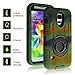 Galaxy S5 Case, BENTOBEN [Soft&Hard][Belt Clip][Holster] Hybrid Dual Layer Combo Protective Case with Rotating Kickstand Cover Case for Samsung Galaxy S5 S V I9600 GS5 All Carriers, Camouflage