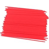 spray can straws, Replacement Spray Can Extension Straw,Red Plastic Extension Straws,5Inches. (50 Pack)