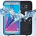 XIKEZAN Galaxy Note 5 Waterproof Case Samsung Note 5 Case Shockproof Snowproof Dirtproof Durable Full Sealed Protection Cover with Built in Screen Protector Light Blue