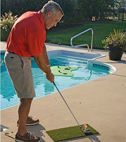 Golf Practice Mat Portable Putting Green Chipping Hitting Target