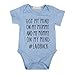 IU Newborn Baby Got My Mind On My Mommy Short Sleeve Funny Bodysuits Rompers Outfits, Short Sleeve Babysuit, Baby Shower Gift,Blue,70/3-6Months