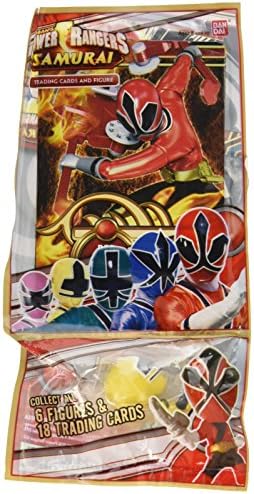 Power Rangers Samurai Trading Cards and Figure [ Figures Vary ]