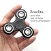 XY Fidget Hand Spinner Toy Perfect For Anxiety, ADHD, ADD and Autism Adult Children, with Ceramic Bearing. (Black)