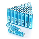 POWXS AAA Batteries(30 Count), Triple A Alkaline Batteries for household