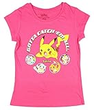Pokemon Catch 'em All Girls Shirt 4-16