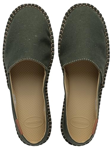 Havaianas Origine IV, Alpargata Unisex Adulto, Dark Green, 40