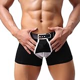 Binmer(TM)Mens Underwear Sexy Bulge Pouch Boxers Shorts Breathable Underpants Briefs (L: 83-93cm/32.7-36.6