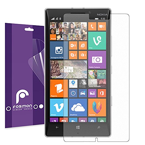 Nokia Lumia 830 Screen Protector - Fosmon Anti Glare (Matte) Screen Shield with (3 Pack)