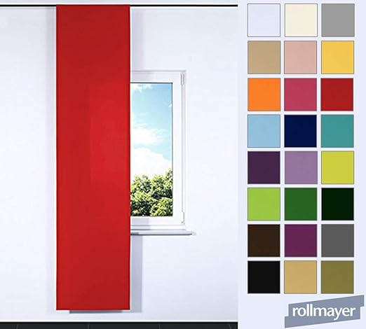 Amazon De Rollmayer Schiebevorhang Flachenvorhang Schiebepanel Schiebegardine Vorhang Raumteiler 60