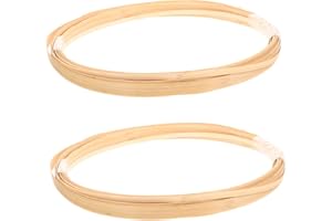 Levemolo Bamboo Weaving Strips 2 Bundles Bamboo Material Diy Basket Making Craft Supplies