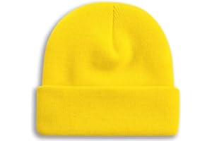 Ruqizhi Beanie Hats for Men Women Slouchy Beanie Hats Winter Knit Cuffed Beanie Soft Hat